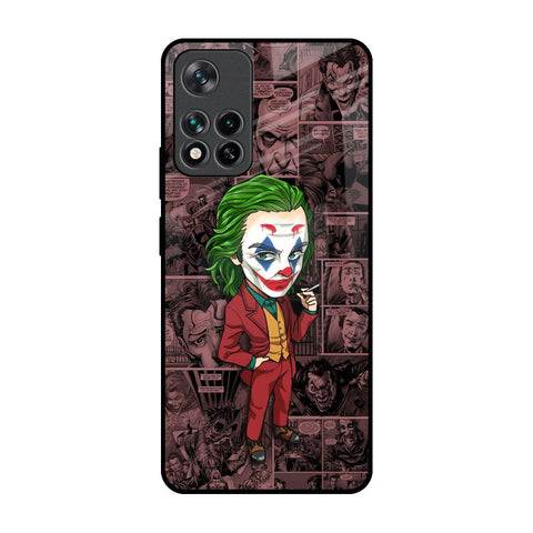 Joker Cartoon Mi 11i Glass Back Cover Online