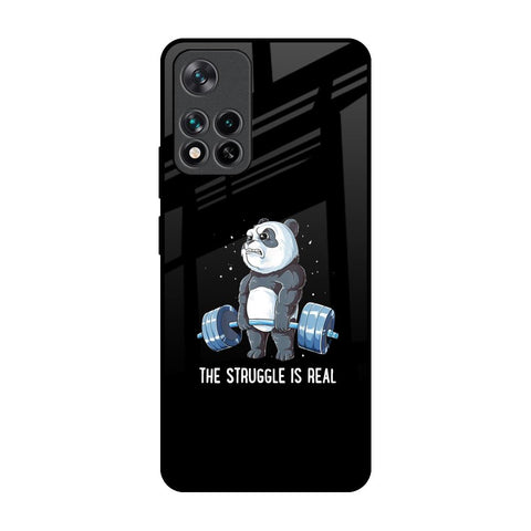 Real Struggle Mi 11i Glass Back Cover Online