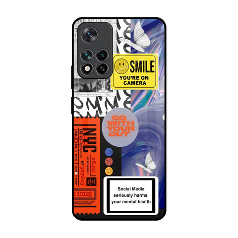 Smile for Camera Mi 11i Glass Back Cover Online