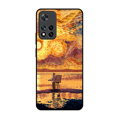 Sunset Vincent Mi 11i Glass Back Cover Online