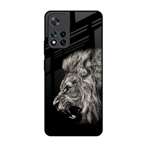 Brave Lion Mi 11i Glass Back Cover Online