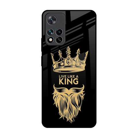 King Life Mi 11i Glass Back Cover Online