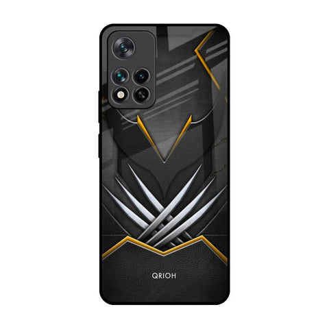 Black Warrior Mi 11i Glass Back Cover Online