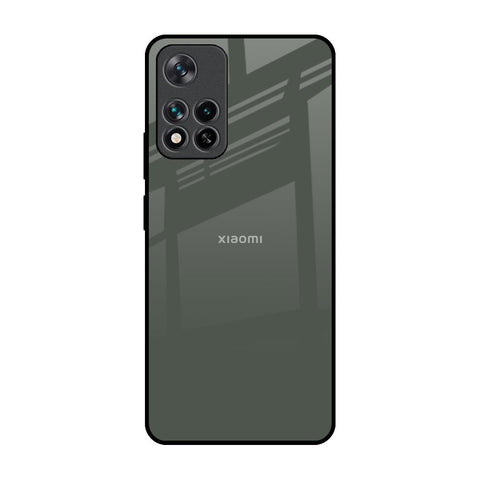 Charcoal Mi 11i Glass Back Cover Online