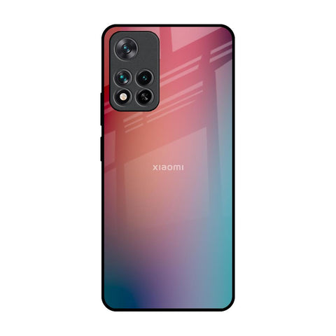 Dusty Multi Gradient Mi 11i Glass Back Cover Online