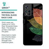Colorful Leaves Glass Case for Mi 11i