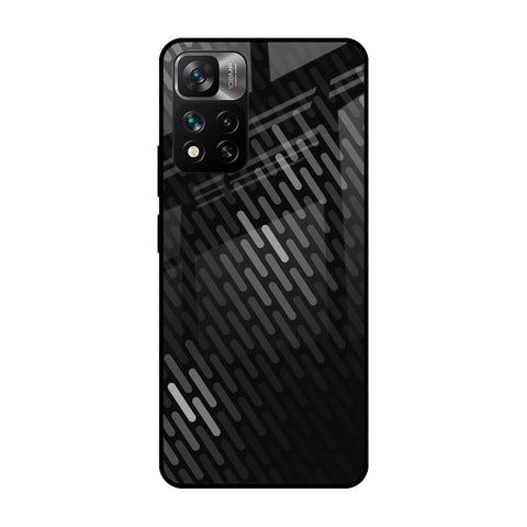 Dark Abstract Pattern Mi 11i Glass Cases & Covers Online