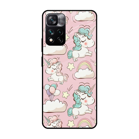 Balloon Unicorn Mi 11i Glass Cases & Covers Online