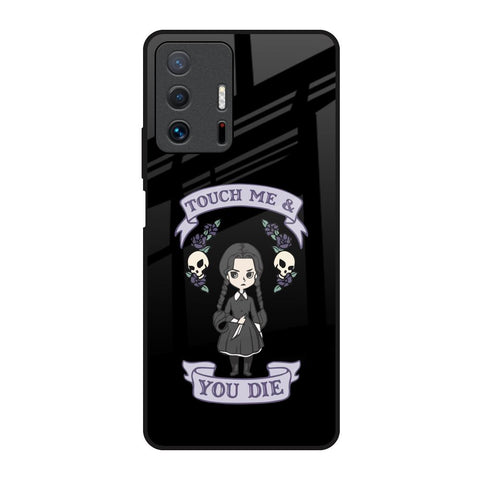 Touch Me & You Die Mi 11T Pro 5G Glass Back Cover Online