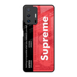 Supreme Ticket Mi 11T Pro 5G Glass Back Cover Online