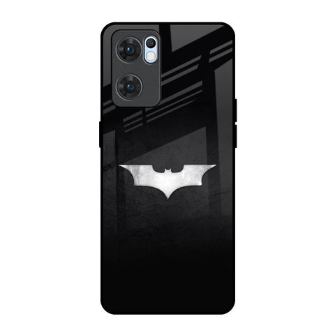 Super Hero Logo Oppo Reno7 5G Glass Back Cover Online