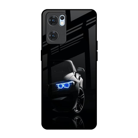 Car In Dark Oppo Reno7 5G Glass Back Cover Online