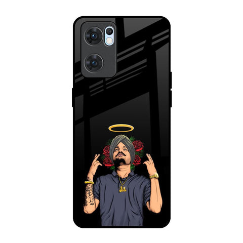 Punjabi Singer Poster Oppo Reno7 5G Glass Back Cover Online