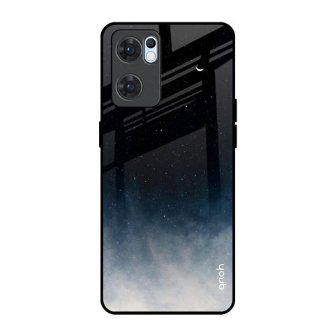 Black Aura Oppo Reno7 5G Glass Back Cover Online