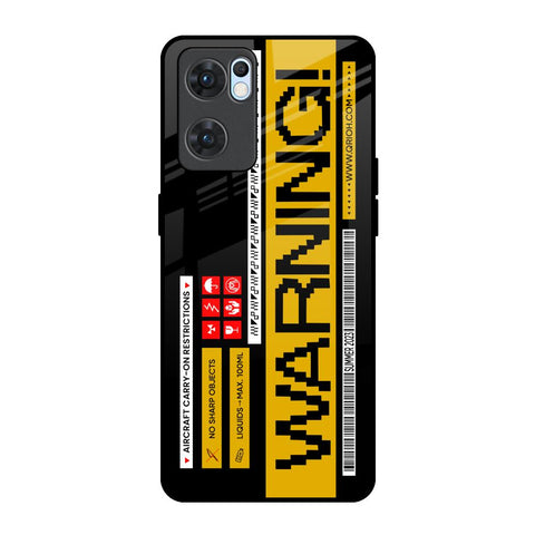 Aircraft Warning Oppo Reno7 5G Glass Back Cover Online
