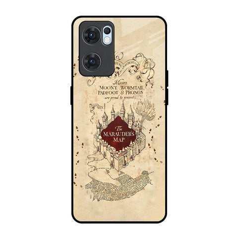Magical Map Oppo Reno7 5G Glass Back Cover Online