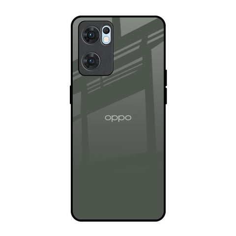 Charcoal Oppo Reno7 5G Glass Back Cover Online