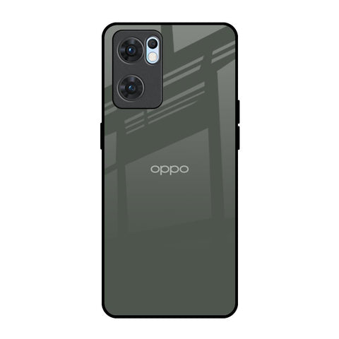 Charcoal Oppo Reno7 5G Glass Back Cover Online