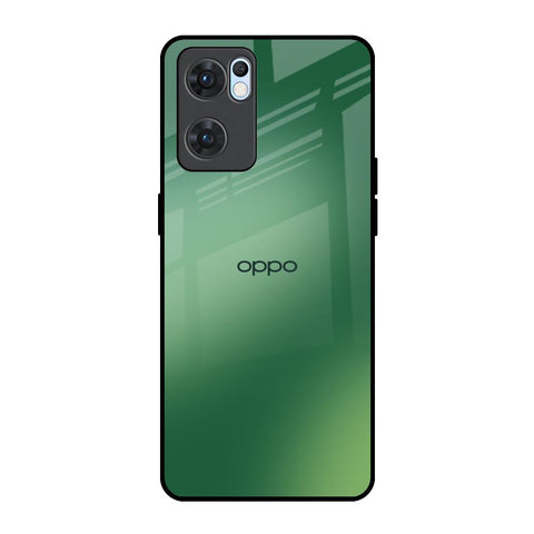 Green Grunge Texture Oppo Reno7 5G Glass Back Cover Online