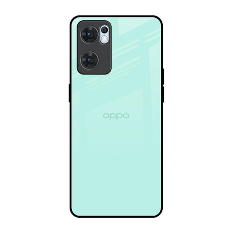 Teal Oppo Reno7 5G Glass Back Cover Online