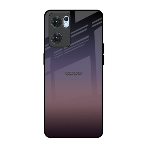Grey Ombre Oppo Reno7 5G Glass Back Cover Online