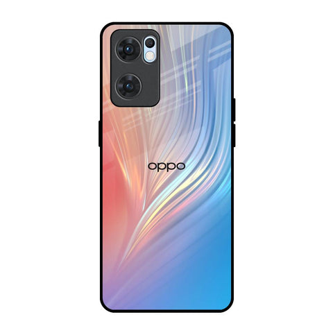 Mystic Aurora Oppo Reno7 5G Glass Back Cover Online