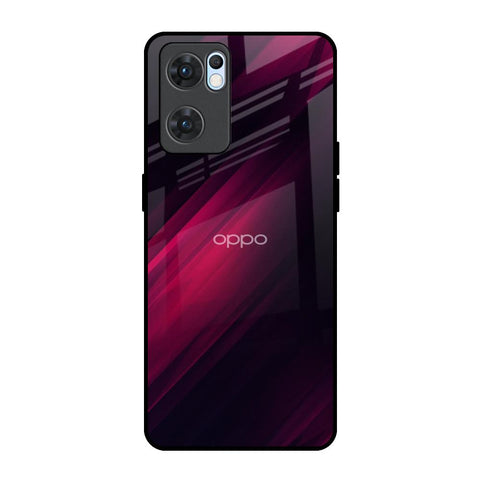 Razor Black Oppo Reno7 5G Glass Back Cover Online