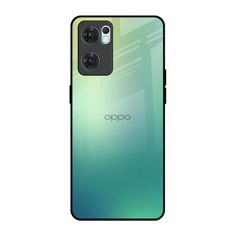 Dusty Green Oppo Reno7 5G Glass Back Cover Online