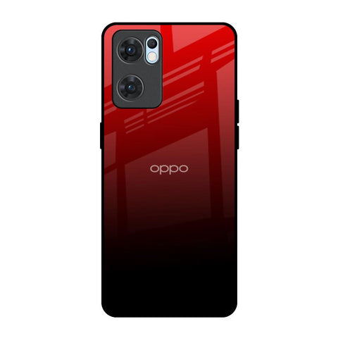 Maroon Faded Oppo Reno7 5G Glass Back Cover Online