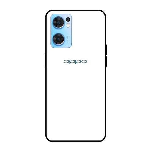 Arctic White Oppo Reno7 5G Glass Cases & Covers Online