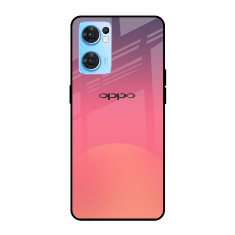 Sunset Orange Oppo Reno7 5G Glass Cases & Covers Online