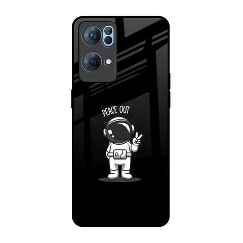 Peace Out Astro Oppo Reno7 Pro 5G Glass Back Cover Online