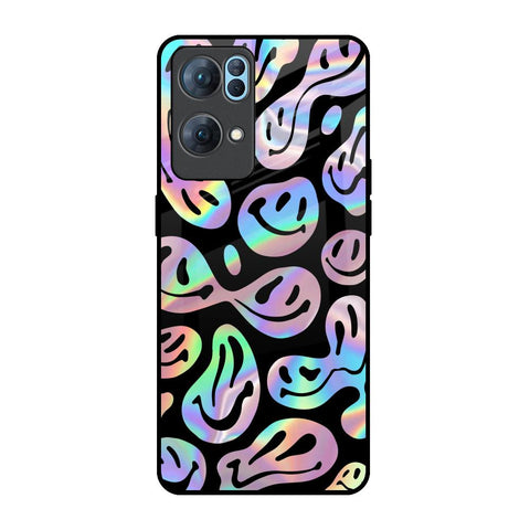 Acid Smile Oppo Reno7 Pro 5G Glass Back Cover Online