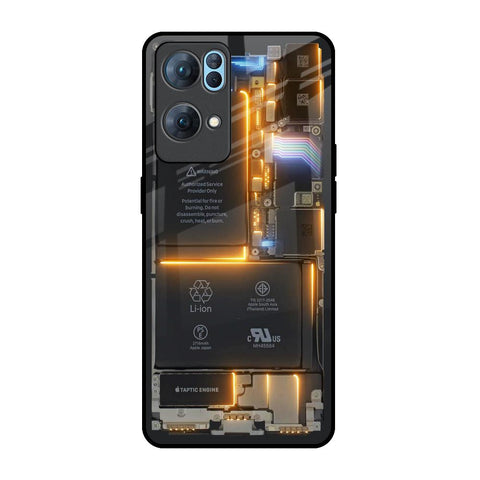 Glow Up Skeleton Oppo Reno7 Pro 5G Glass Back Cover Online