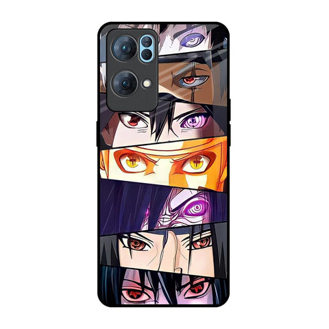 Anime Eyes Oppo Reno7 Pro 5G Glass Back Cover Online