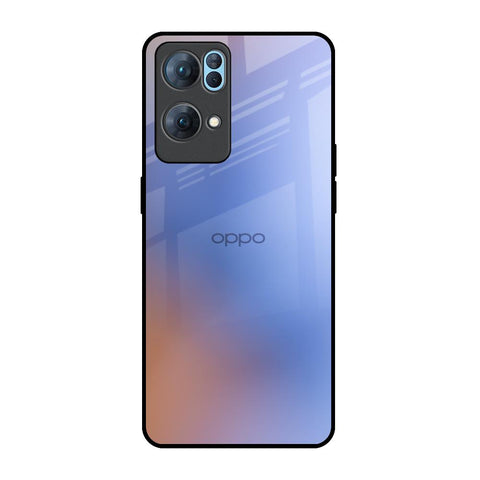 Blue Aura Oppo Reno7 Pro 5G Glass Back Cover Online
