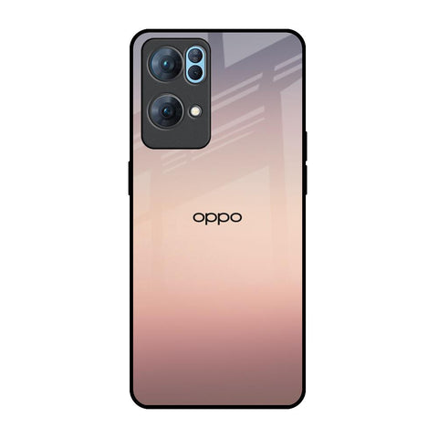 Golden Mauve Oppo Reno7 Pro 5G Glass Back Cover Online