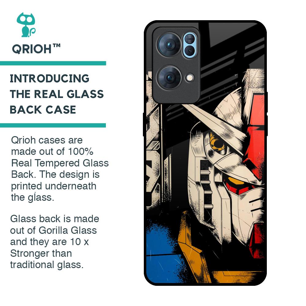 Transformer Art Glass Case for Oppo Reno7 Pro 5G