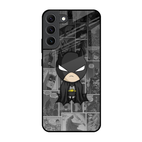 Cartoon Art Samsung Galaxy S22 5G Glass Back Cover Online