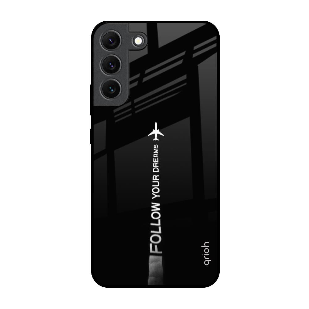 Follow Your Dreams Samsung Galaxy S22 5G Glass Back Cover Online