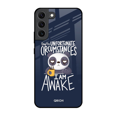 Struggling Panda Samsung Galaxy S22 5G Glass Back Cover Online