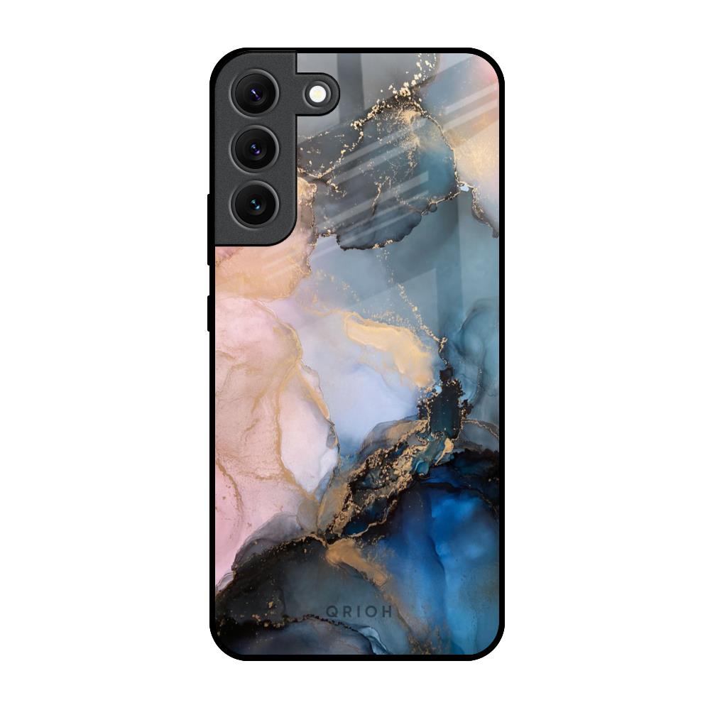 Marble Ink Abstract Samsung Galaxy S22 5G Glass Back Cover Online