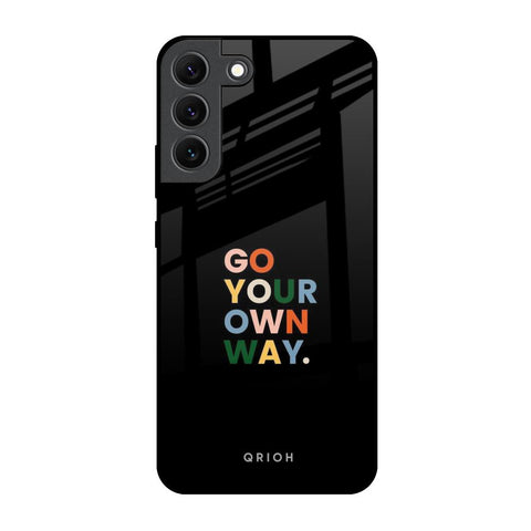 Go Your Own Way Samsung Galaxy S22 5G Glass Back Cover Online