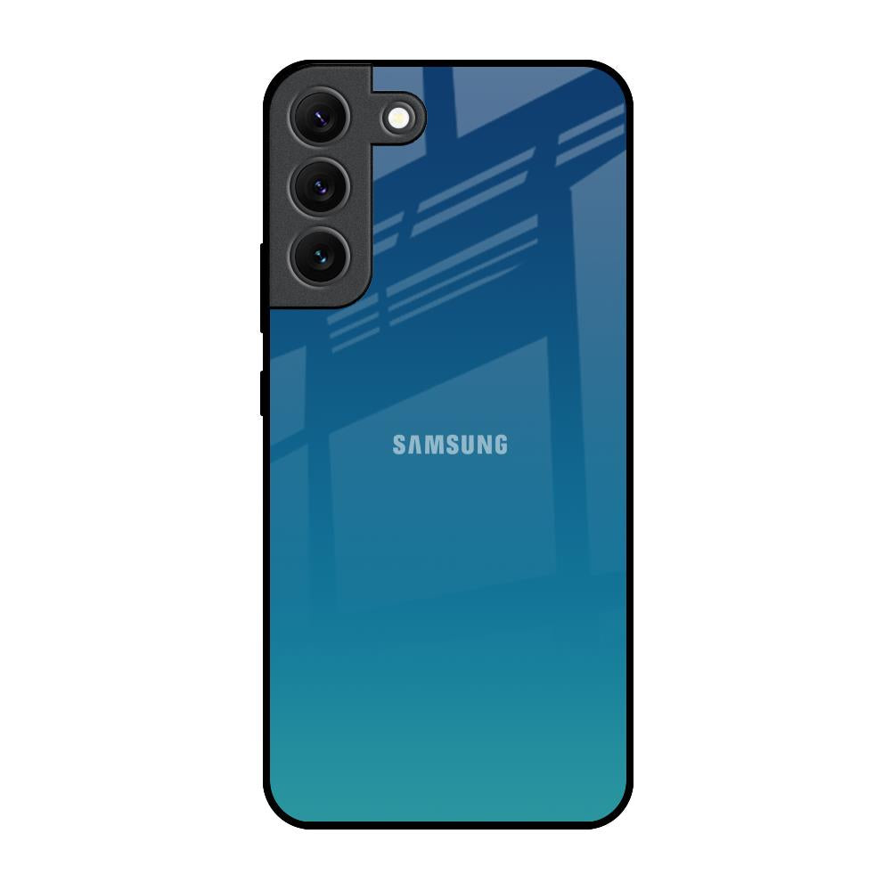 Celestial Blue Samsung Galaxy S22 5G Glass Back Cover Online