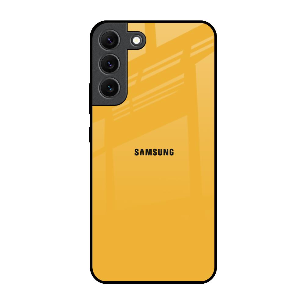 Fluorescent Yellow Samsung Galaxy S22 5G Glass Back Cover Online