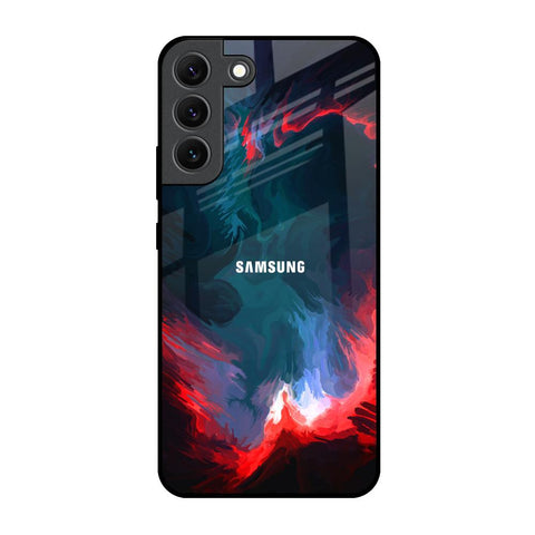 Brush Art Samsung Galaxy S22 5G Glass Back Cover Online