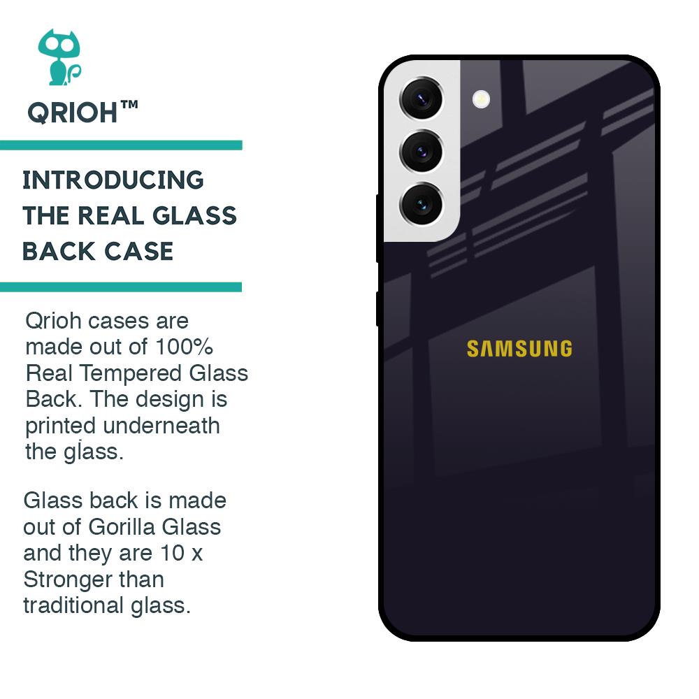 Deadlock Black Glass Case For Samsung Galaxy S22 5G