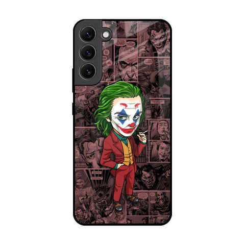 Joker Cartoon Samsung Galaxy S22 Plus 5G Glass Back Cover Online