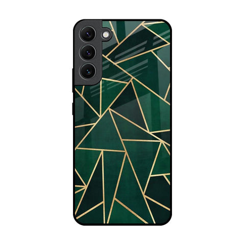 Abstract Green Samsung Galaxy S22 Plus 5G Glass Back Cover Online