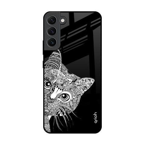 Kitten Mandala Samsung Galaxy S22 Plus 5G Glass Back Cover Online
